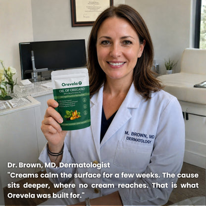 Orevela® Wild Oregano & Black Seed Oil - Calms Eczema From The Inside, Not The Surface